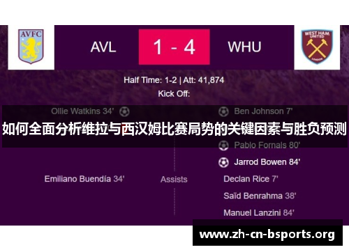 如何全面分析维拉与西汉姆比赛局势的关键因素与胜负预测 如何全面分析维拉与西汉姆比赛局势的关键因素与胜负预测