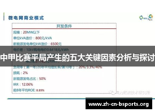 中甲比赛平局产生的五大关键因素分析与探讨 中甲比赛平局产生的五大关键因素分析与探讨