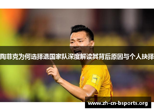 陶菲克为何选择退国家队深度解读其背后原因与个人抉择 陶菲克为何选择退国家队深度解读其背后原因与个人抉择